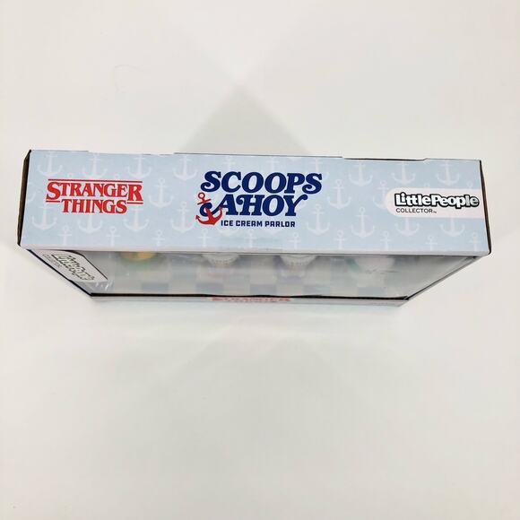 Fisher Price Little People Collectibles Stranger Things Scoops Ahoy NEW IN BOX - Picture 4 of 8